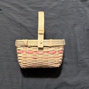 Small Pastel Woven Basket
